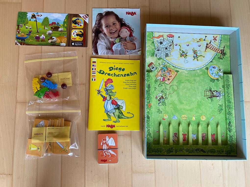 Haba Giochi: Diego Drachenzahn Spiele, HABA – Usato da Wagen venduto da 20Ricola18 2