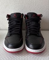 Nike Air Jordan 1 Retro Black/White/Red (Gr.42)