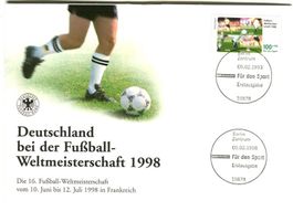 Ersttagsbrief "Fussball". BRD