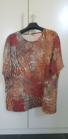 T-Shirt gemustert Gr. 54