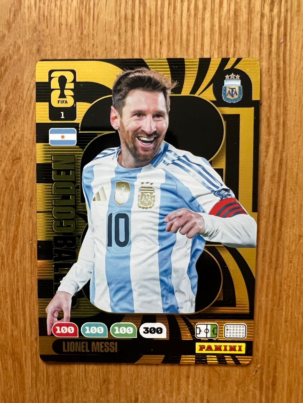Panini Carte collezionabili: WM 26 Gold Messi – Nuovo (secondo la descrizione) da Männedorf venduto da JaLa.