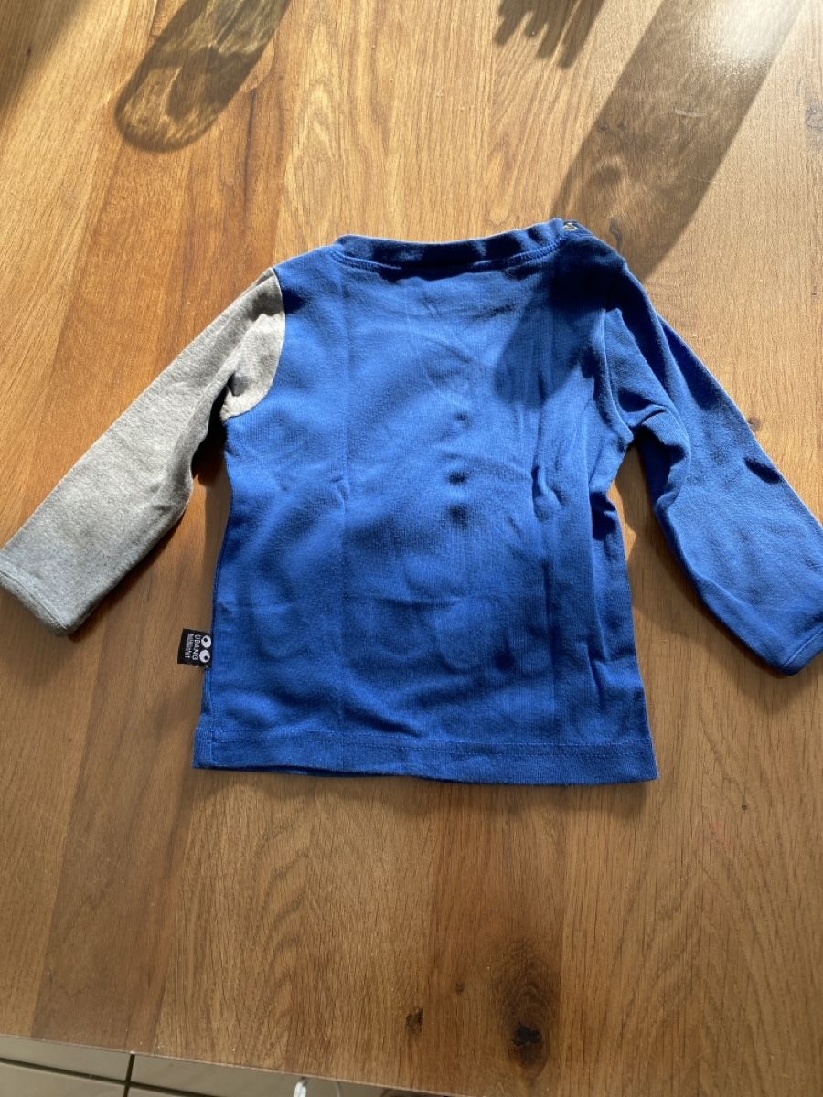 Maglioni & Felpe: Pullover Elefant blau grau Bio-Baumwolle Grösse 9m – Usato da Welschenrohr venduto da all_5gs8 1