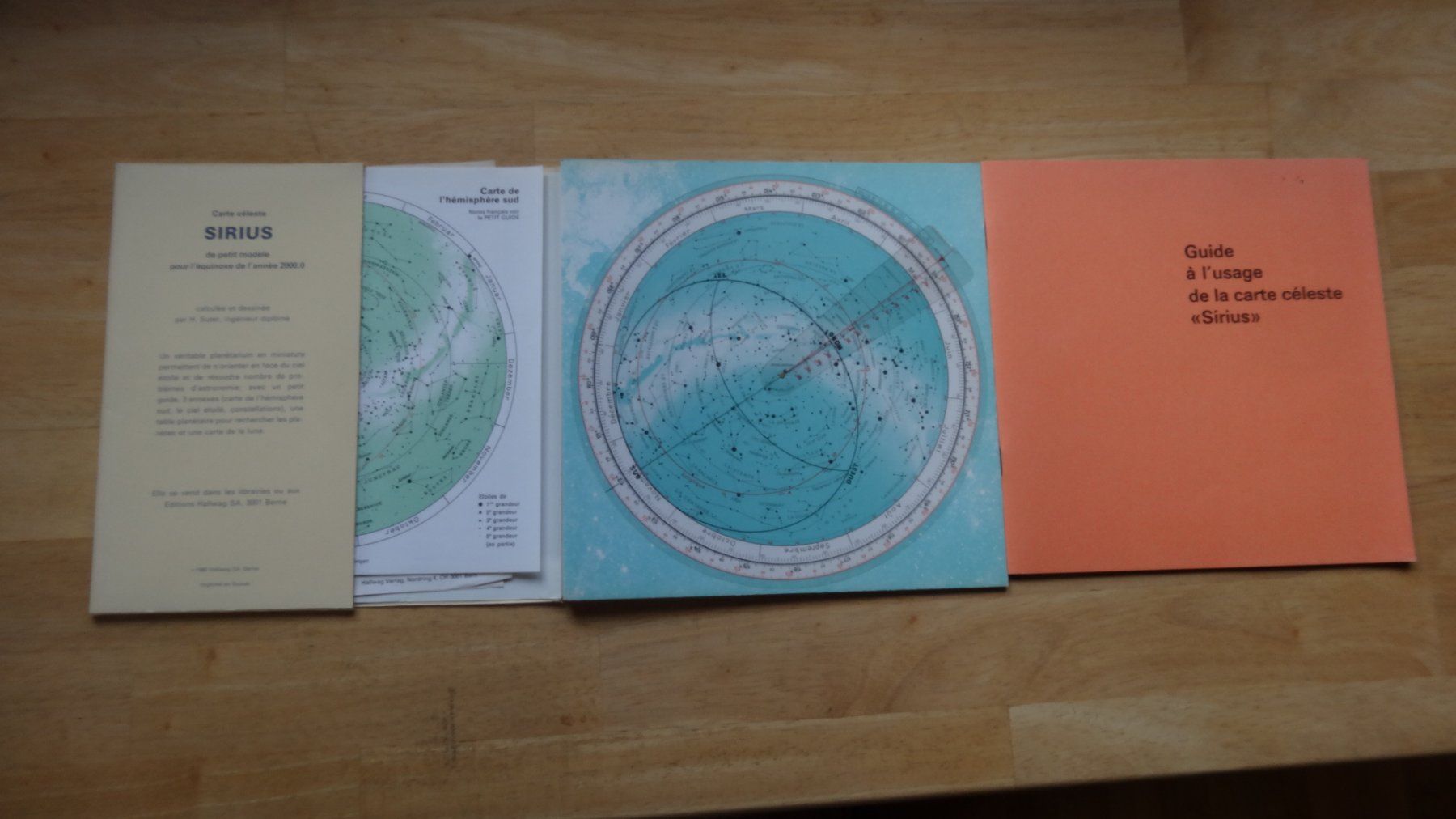 Libri: Carte céleste "Sirius"  vintage – Usato da Rebeuvelier venduto da falcon58 1