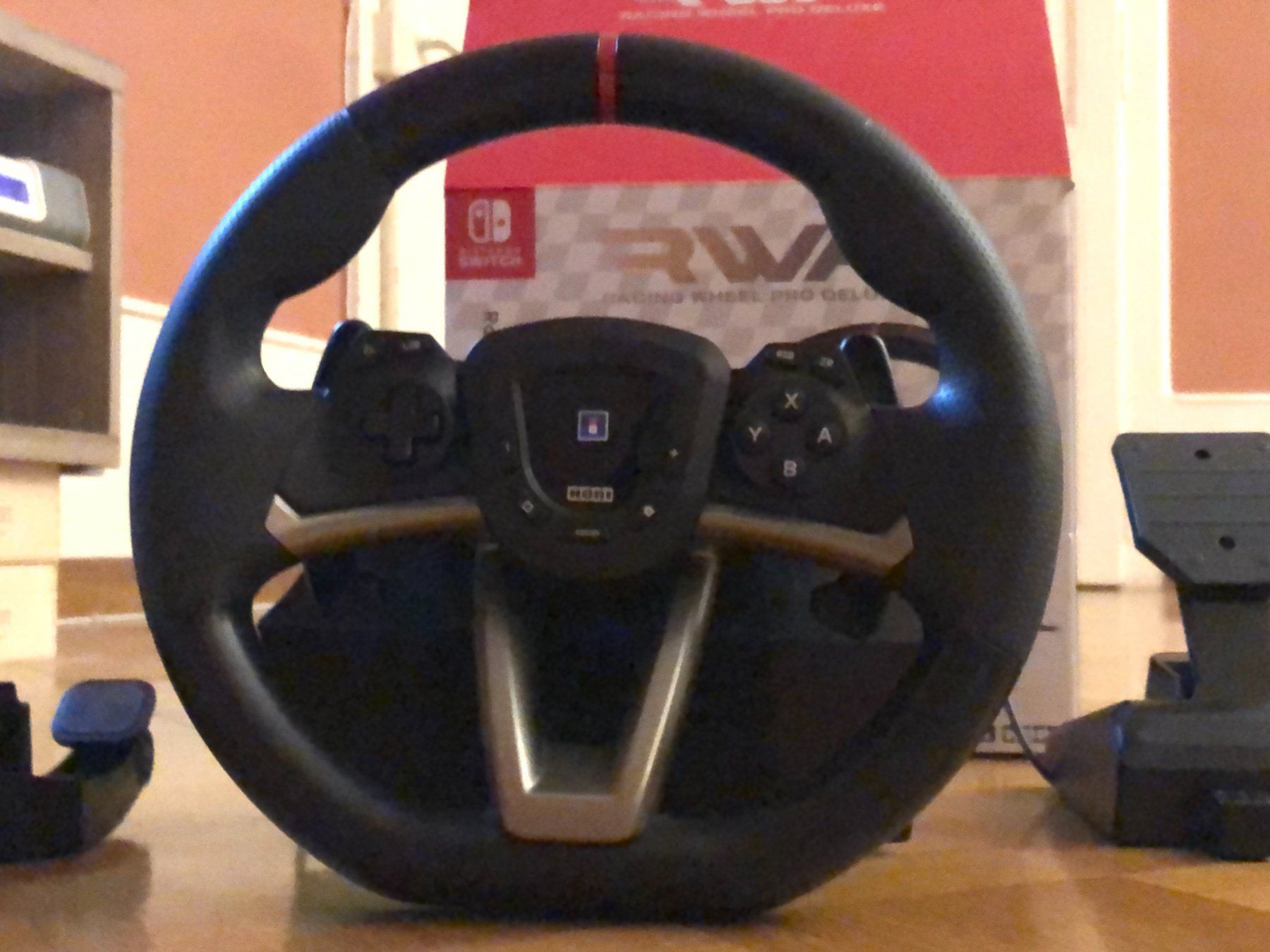 Nintendo Controller: Volant + pédales pc et switch, Racing Wheel Pro Deluxe – Usato da Yvorne venduto da didier1000