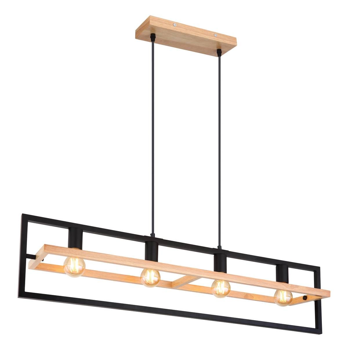 Kronleuchter & Deckenlampen: Pendelleuchte, Holz, 98 cm x 20 cm – Neu (gemäss Beschreibung) aus Kreuzlingen von Smart-Light