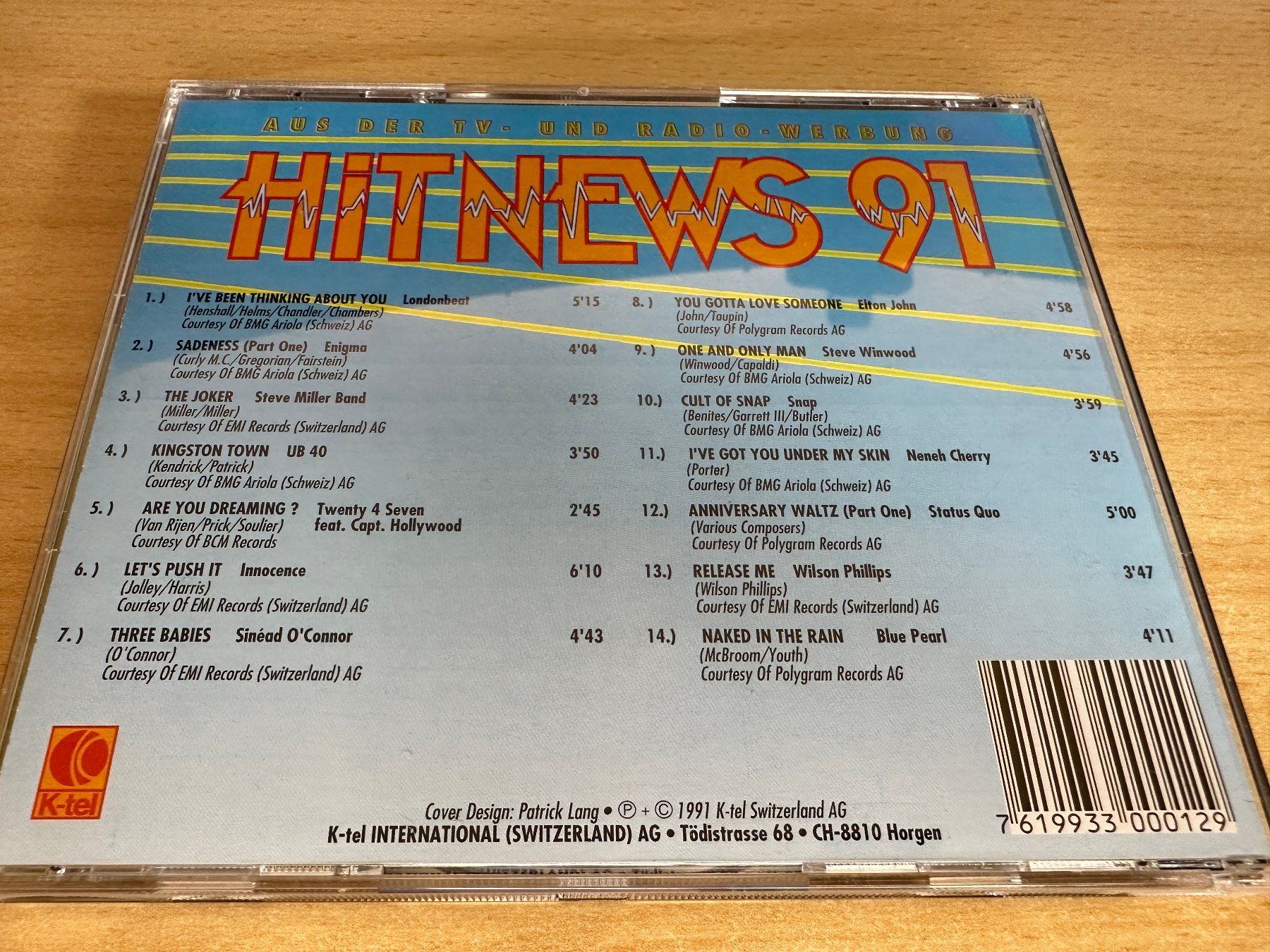 CDs: Various – Hit News 91 – Gebraucht aus Rikon im Tösstal von Alpenmutz 1