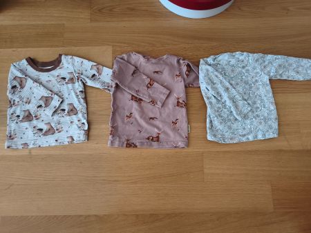 3 Kinder Langarmshirts Grösse 92/98