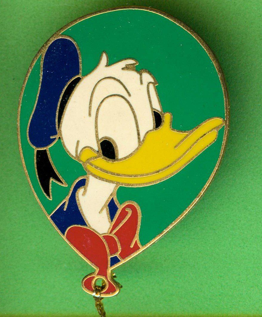 Disney Placchette & Badge: DISNEY  DONALD  Ballon – Usato da Winterthur venduto da Sammleroase