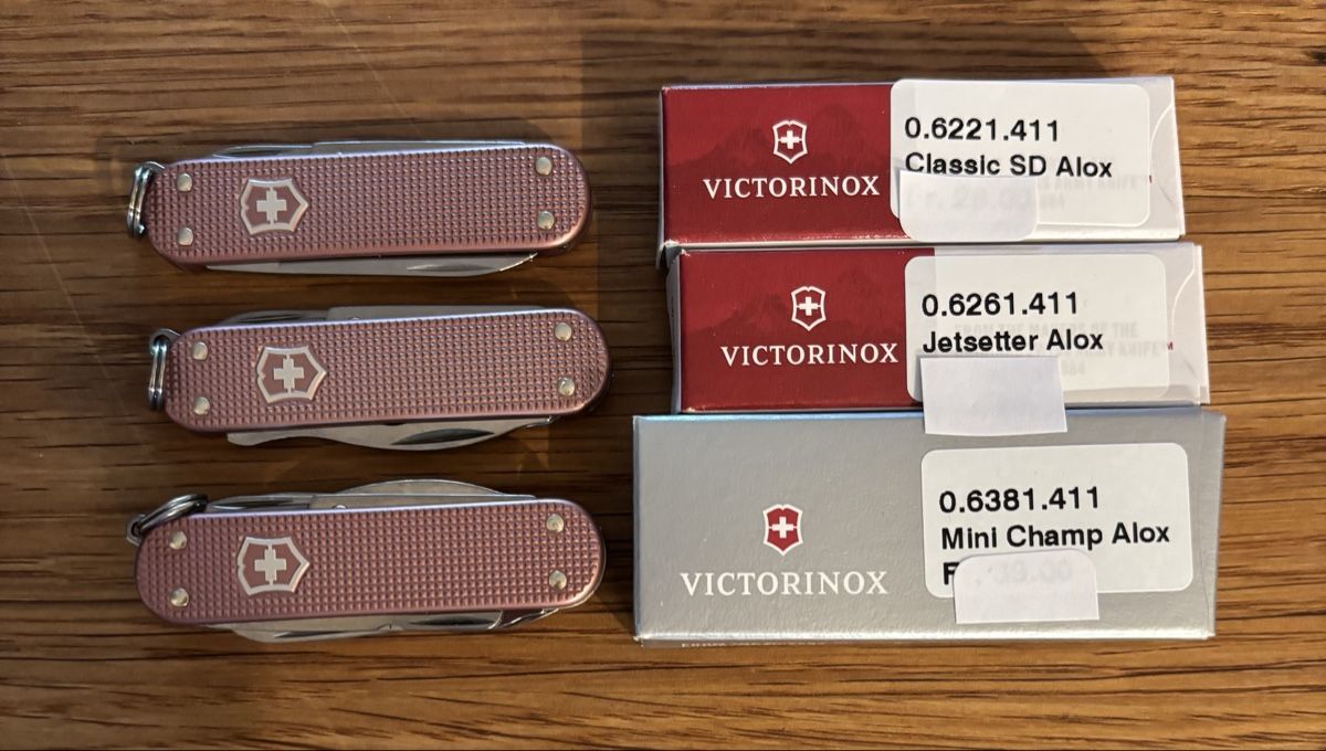 Victorinox Coltelli tascabile: Victorinox Alox Set Sonderfarbe – Nuovo e nell'imballaggio originale da Allenwinden venduto da Lb3