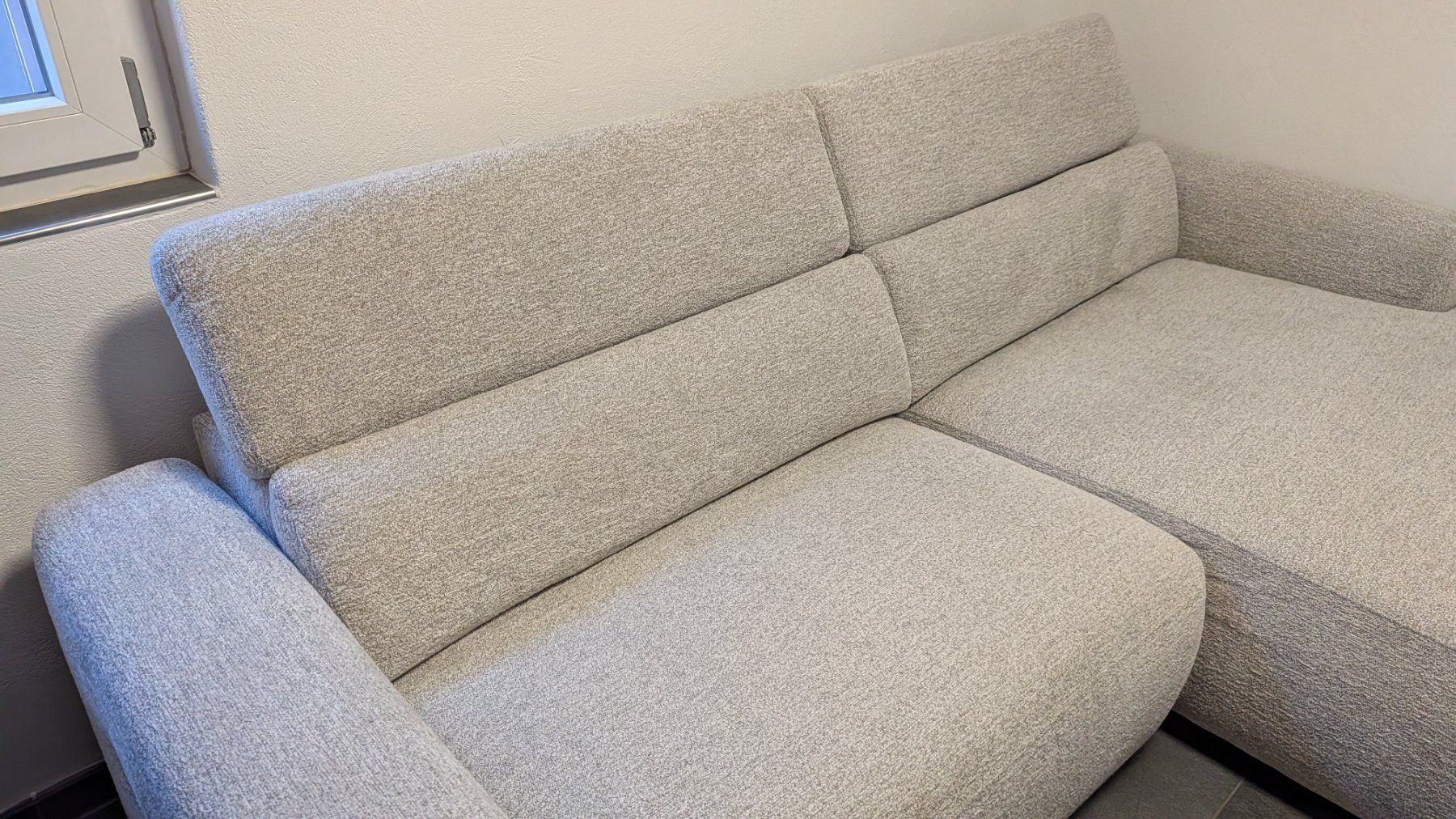 Pfister Divani: Eckgarnitur, Ecksofa mit Relax-Funktion – Usato da Fulenbach venduto da mandoseck 3