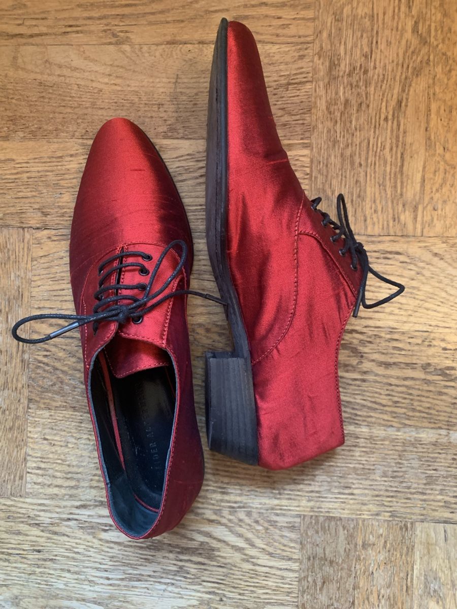 Scarpe da donna: Magnifiques chaussures rouges Haider Ackermann, 38 – Nuovo (secondo la descrizione) da Lausanne venduto da otemporaomores 1
