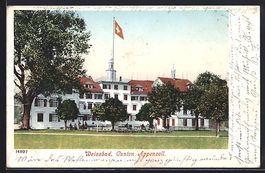 AK Weissbad, Partie am Kurhaus, 1902