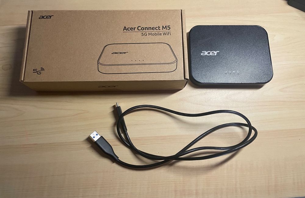 Acer Connect M5 5G Mobile WiFi (Neu (gemäss Beschreibung)) in Spiegel b ...