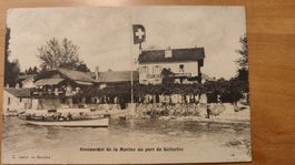 Restaurant de la Marine au Port de Bellerive um 1905