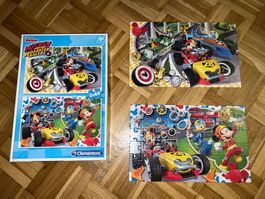 2 x Puzzle ab 5 Jahre - Mickey and the Roadster Racer