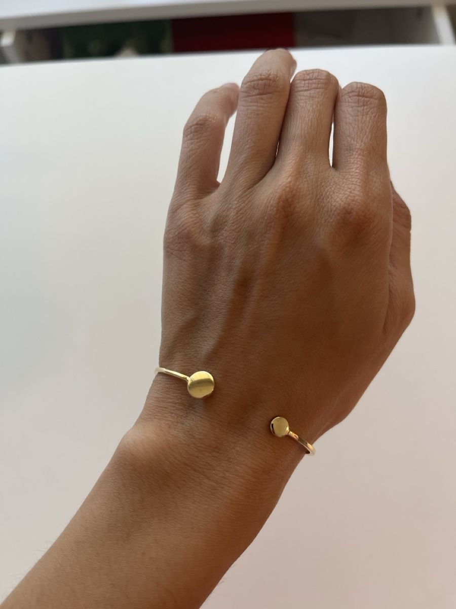 Bracciali & Braccialetti: Bracelet deux points en or plaqué – Usato da Bern venduto da ire_2lpy