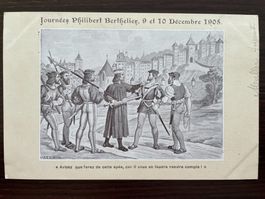 GENÈVE Journées Philibert Berthelier 1905, CP officielle