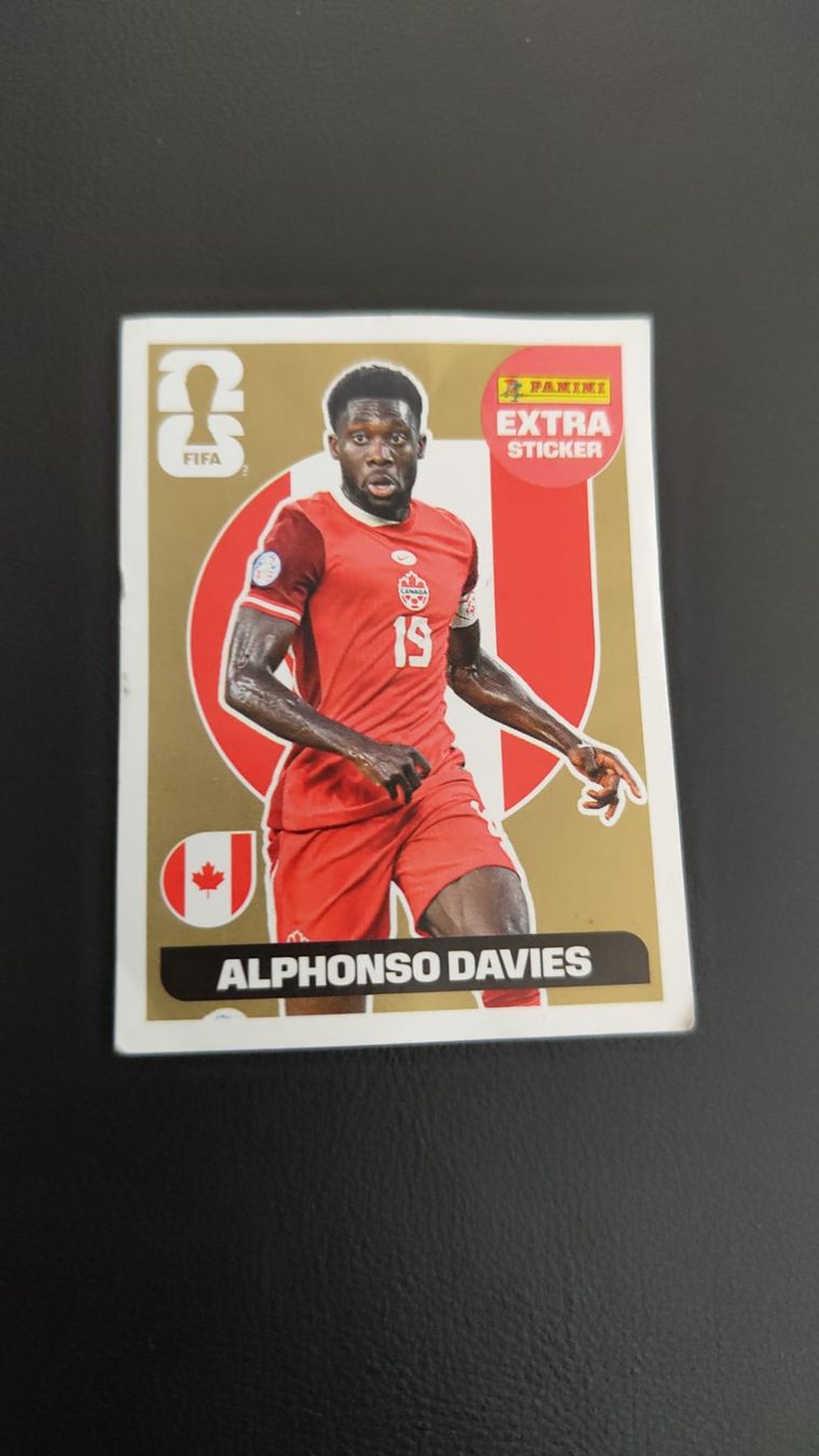 Panini Carte collezionabili: Panini WM 26  Alphonso Davies Extra Sticker Bronze – Nuovo (secondo la descrizione) da Erlenbach ZH venduto da ole_z8qh