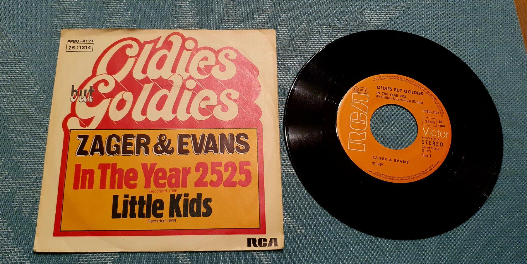 Dischi in vinile: ZAGER & EVANS, In the Year 2525, Single, Mint- – Usato da Kreuzlingen venduto da Cdschlumpf