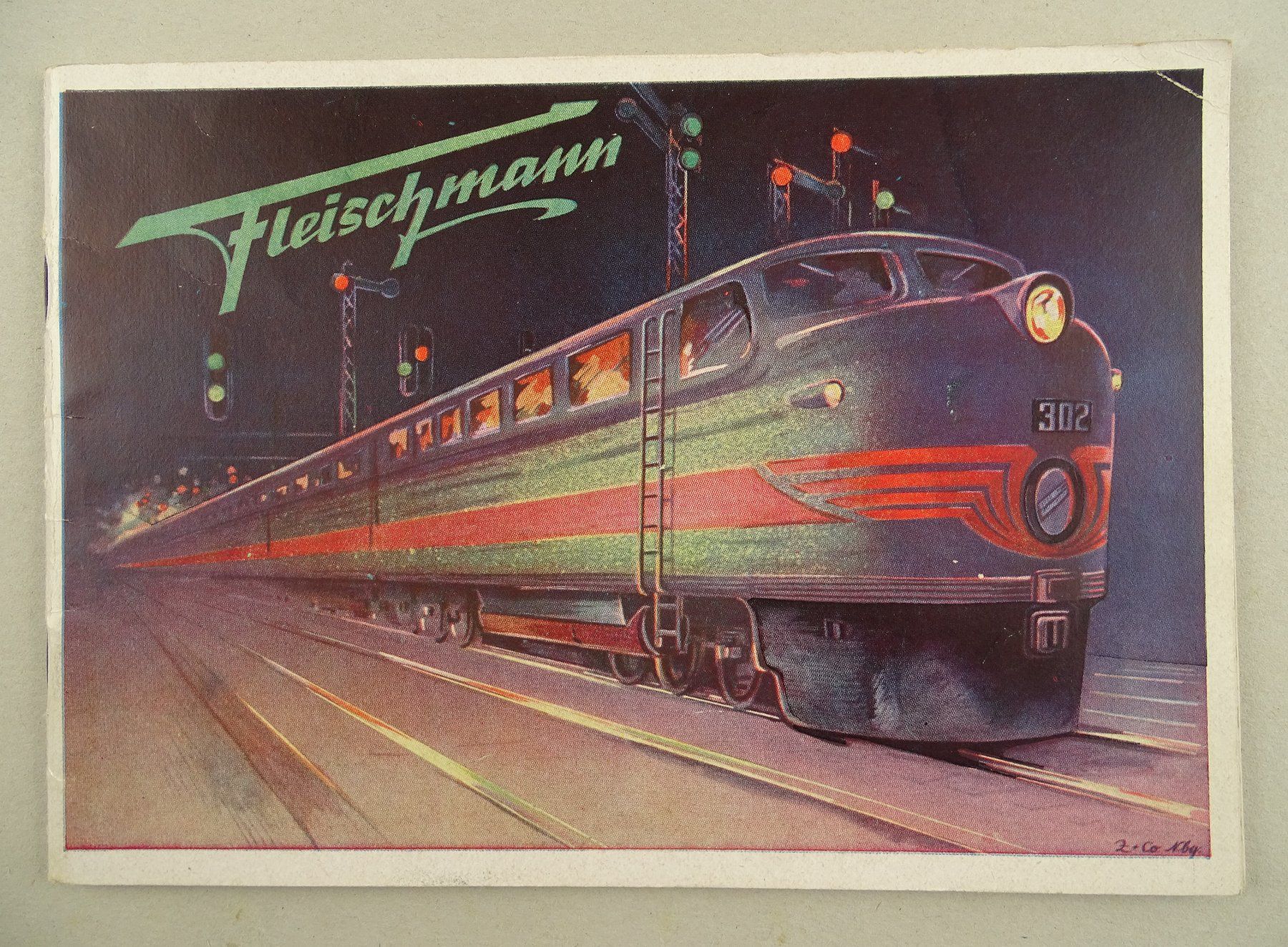 Fleischmann Modelleisenbahnen: FLEISCHMANN 0 KATALOG 1951 – Gebraucht aus Grüningen von Kartensammler