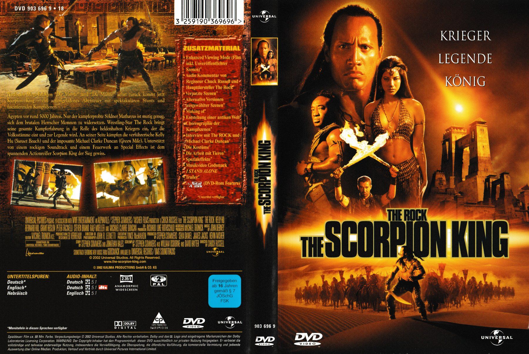 Tutti i DVDs: DVD - The Scorpion King – Usato da Langnau am Albis venduto da MediaRescuerKeLoX