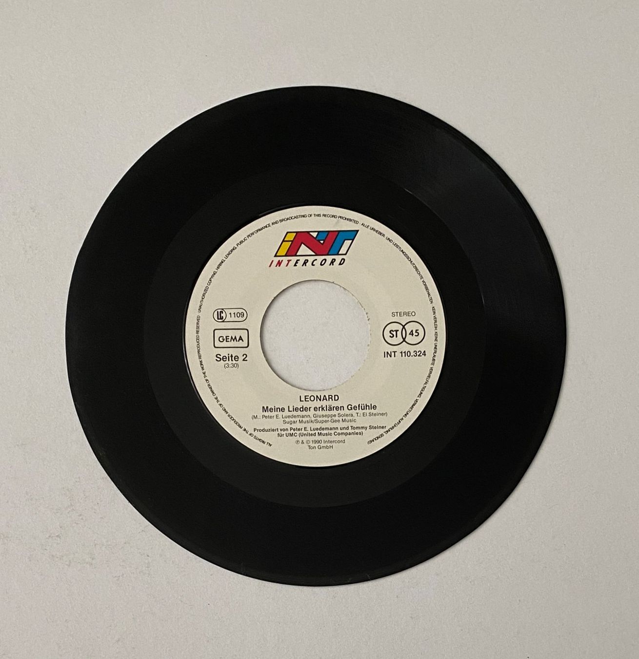 Dischi in vinile: Leonard, Viel zu lang von euch Getrennt – Usato da Flums venduto da Aebo1 3