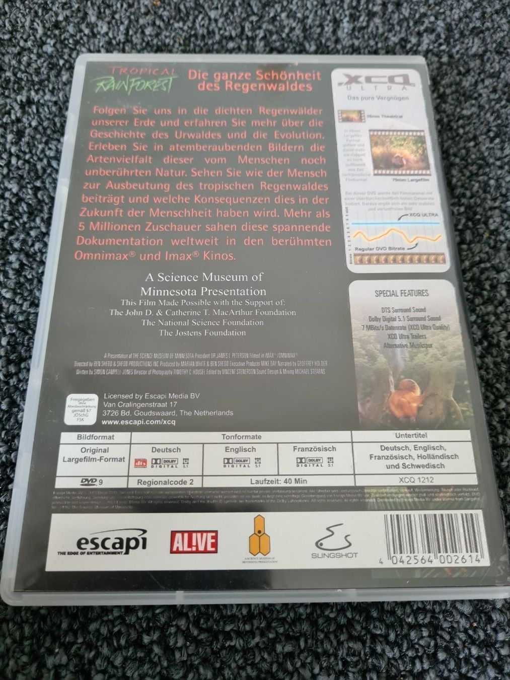 Tutti i DVDs: TROPICAL RAINFOREST(8404) – Usato da Ruswil venduto da Ruck.Zuck. 1