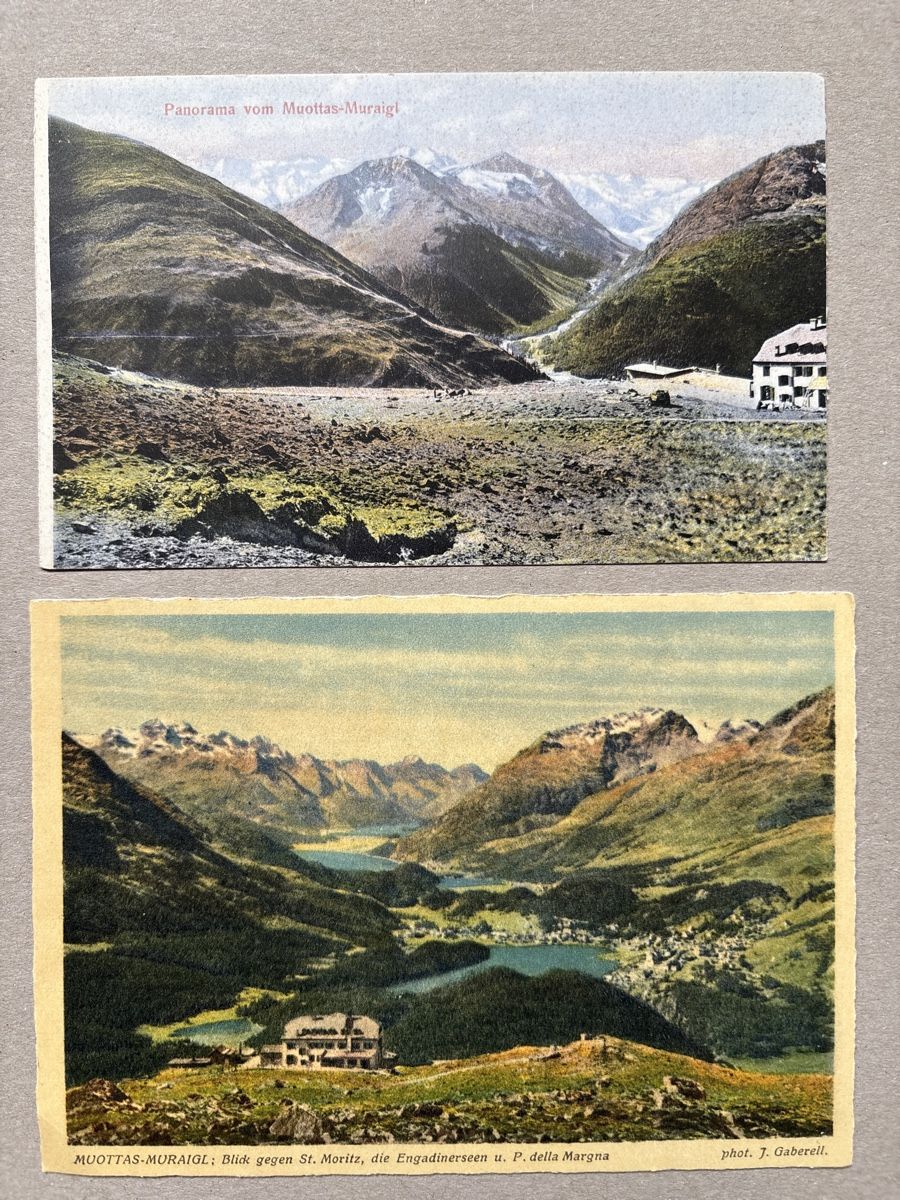 Ansichtskarten: 6 AK Samadan Muottas Muraigl Bernina Statzersee – Gebraucht aus Au ZH von Samson84 2