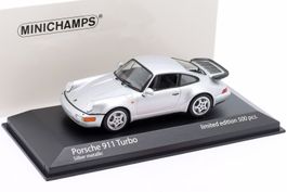 Porsche 911 / 964 Turbo 1990-1993 silber met.      1:43