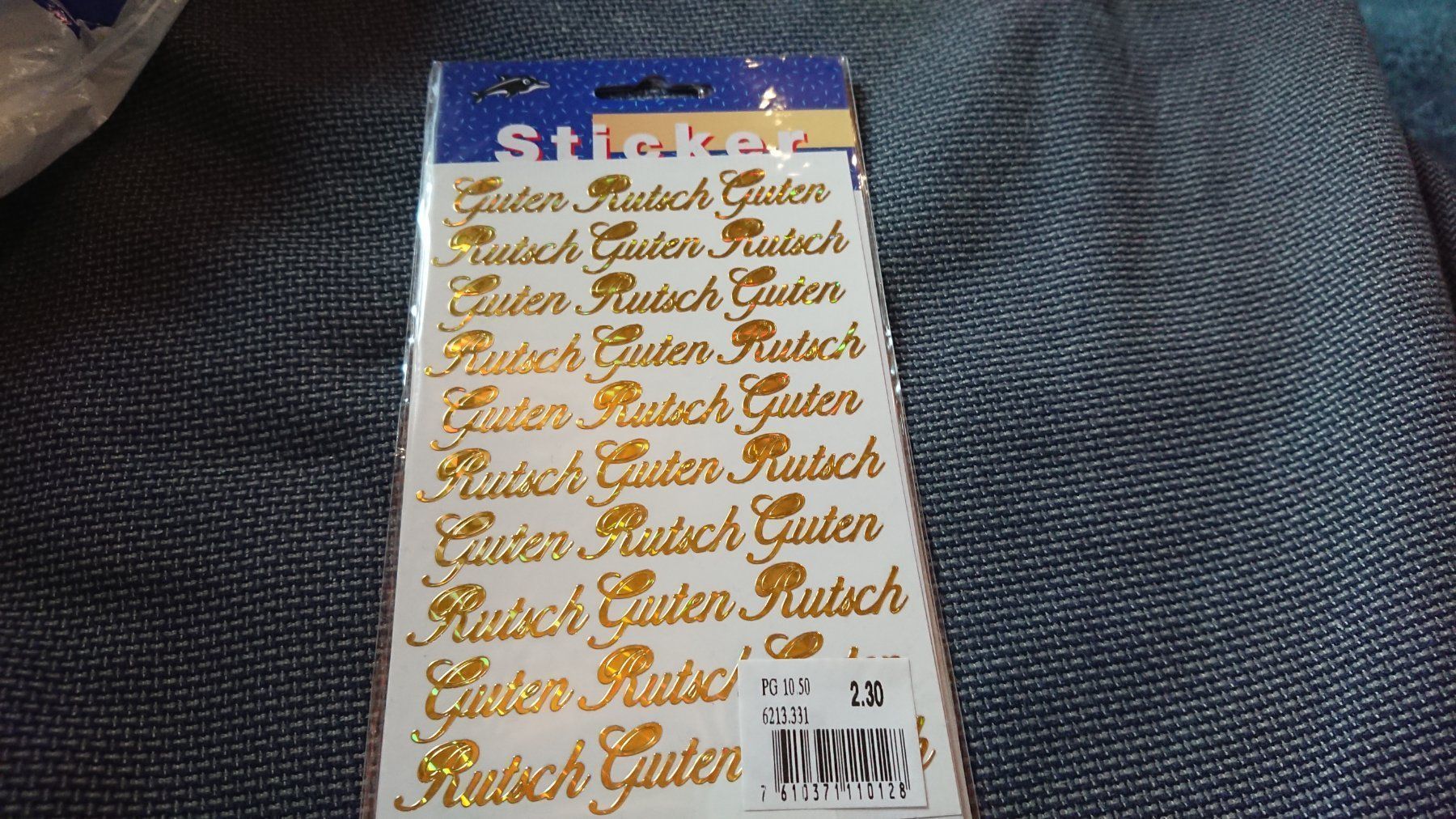 Sticker: Sticker "Guter Rutsch" – Usato da Ostermundigen venduto da Krimskrams8