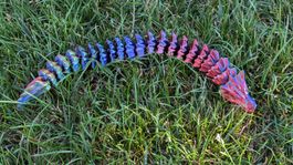 Drache - Articulated Bonedragon - 25 cm - Rainbow