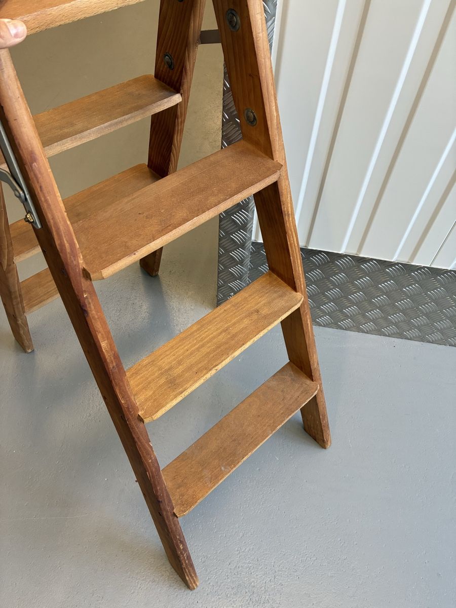 Scale: Vintage-Holzleiter  – Usato da Bern venduto da wisemagpie 6