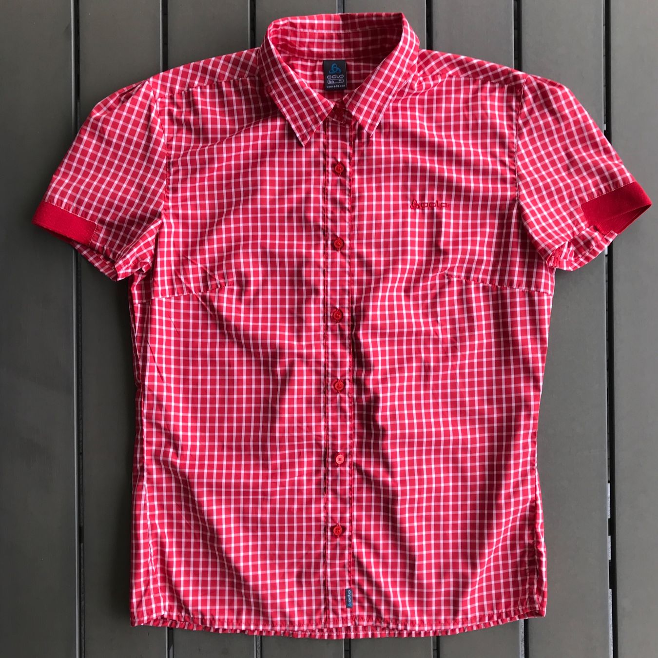 Odlo Camicette: Odlo Kurzarm Wanderbluse, Damen Gr. M – Nuovo (secondo la descrizione) da Ebnat-Kappel venduto da Molton