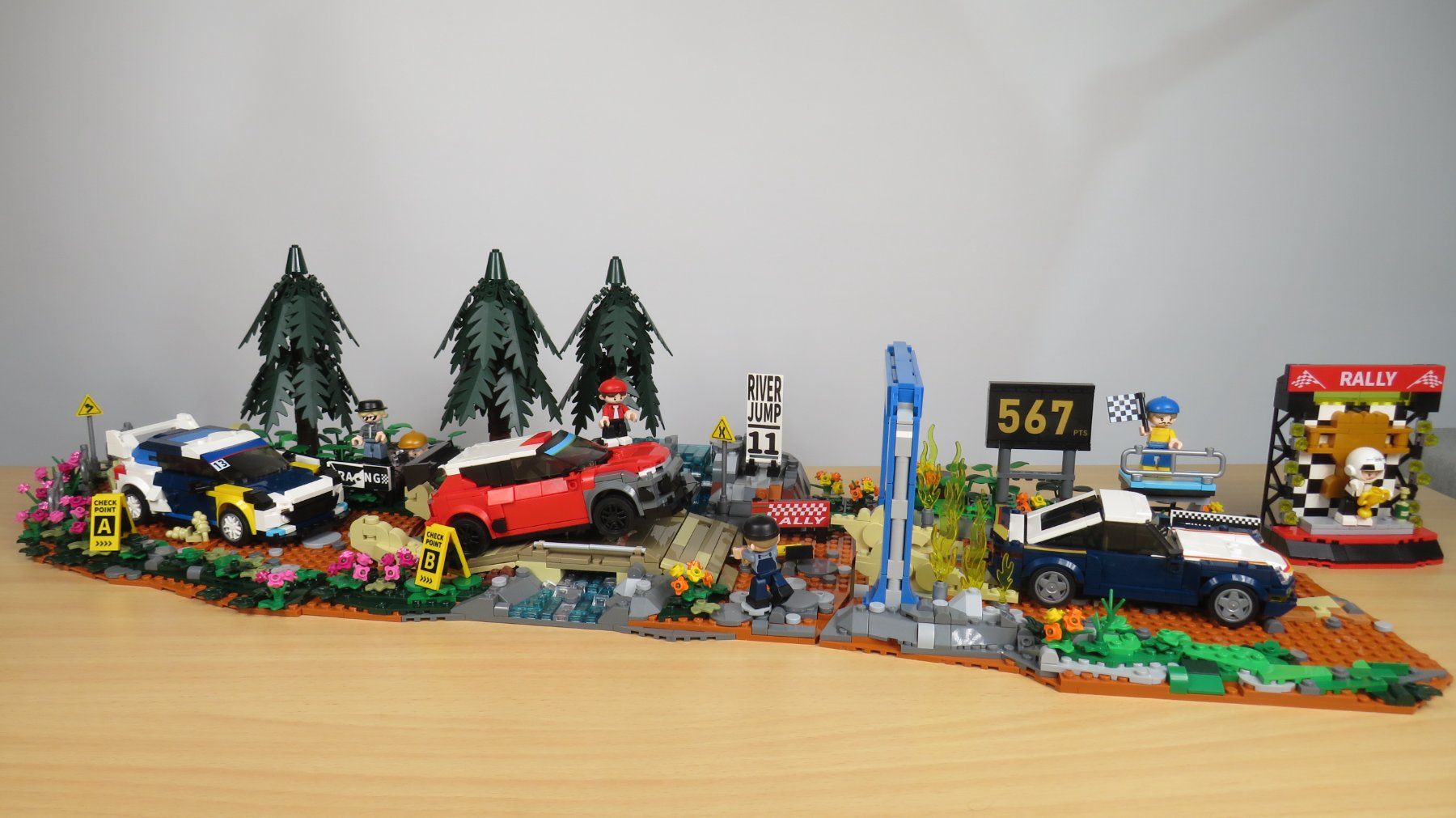 Kit di costruzioni: IAMBRICKS- 3 Sets- Rallye-Szenario - Klemmbausteinsets – Nuovo (secondo la descrizione) da Arboldswil venduto da Lubber 7