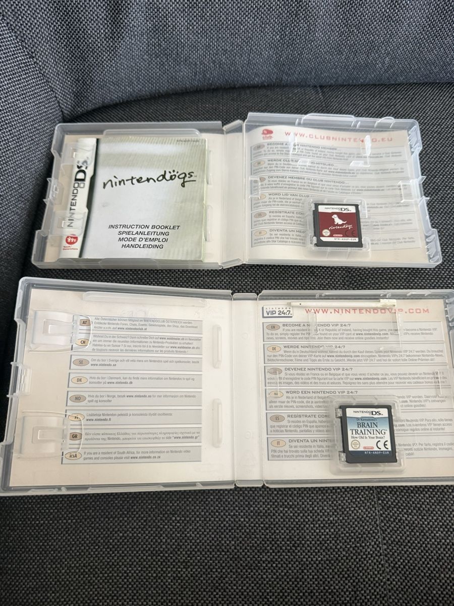 Nintendo Giochi: 2 Nintendo DS Spiele Nintendogs und Brain Training – Usato da Buchs SG venduto da and_d8tp 4