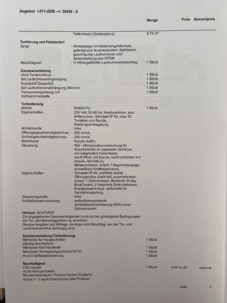 Hörmann Türen: Garagentor – Gebraucht aus Zuzwil SG von nic_n7p9 2