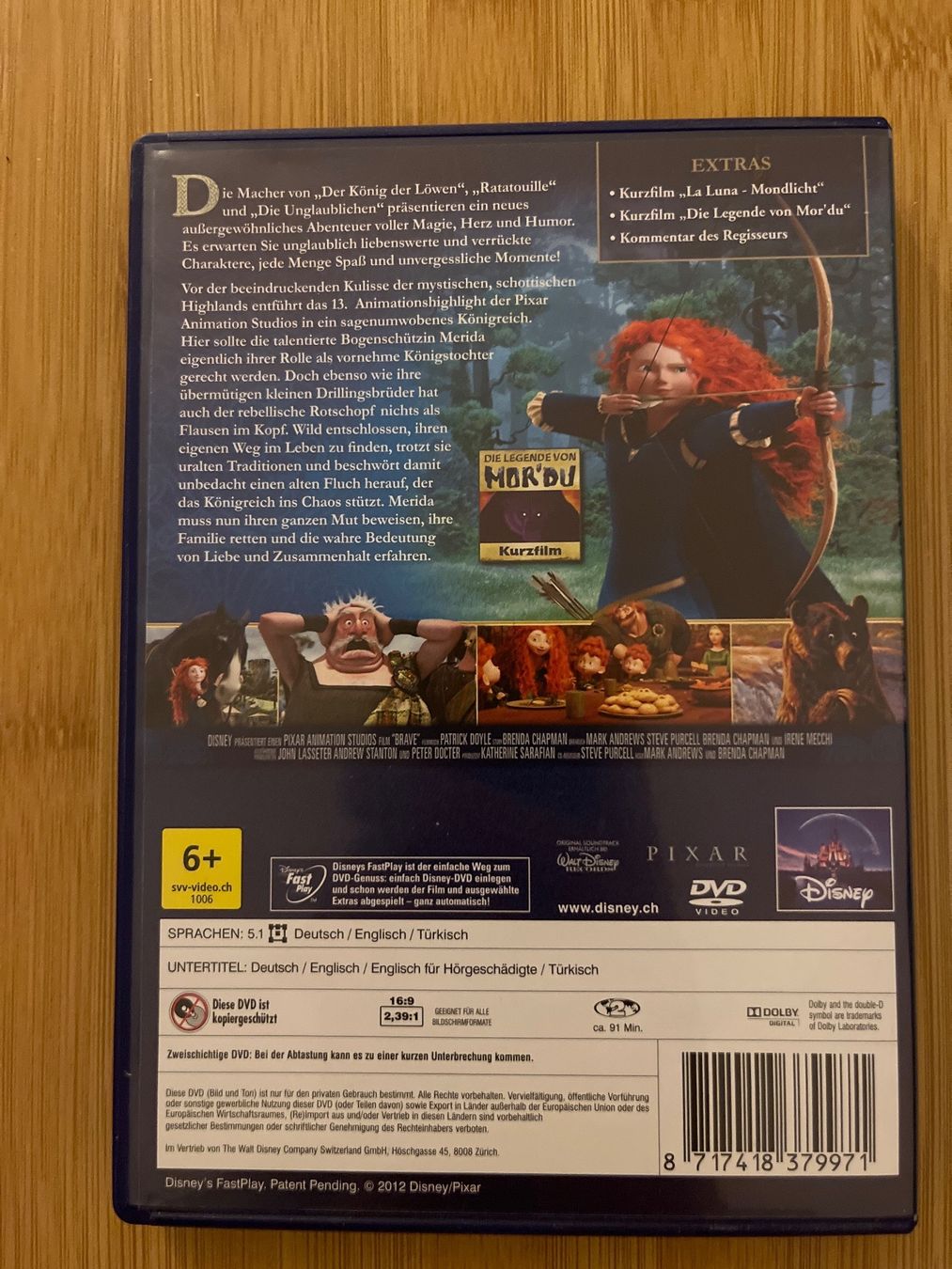 Tutti i DVDs: Disney / Pixar: Merida (2012) DVD – Nuovo (secondo la descrizione) da Sierre venduto da black.box 1