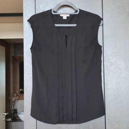 🐸 ANNA FIELD RAFFINIERTES TOP M SCHWARZ
