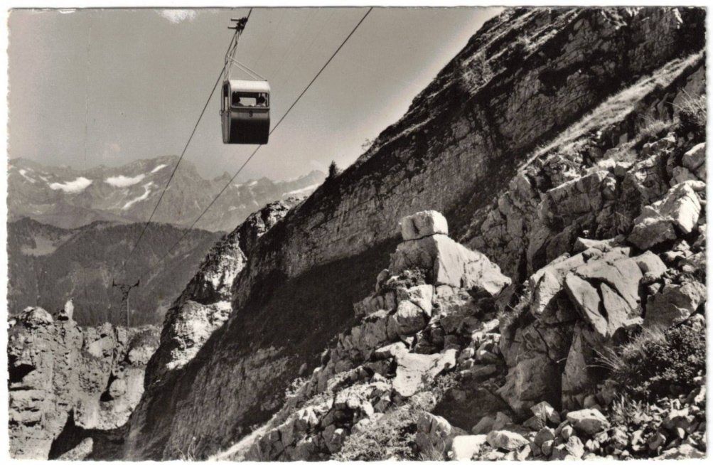 Cartoline postali: Leysin - Gondelbahn – Usato da Binningen venduto da Mountainrider