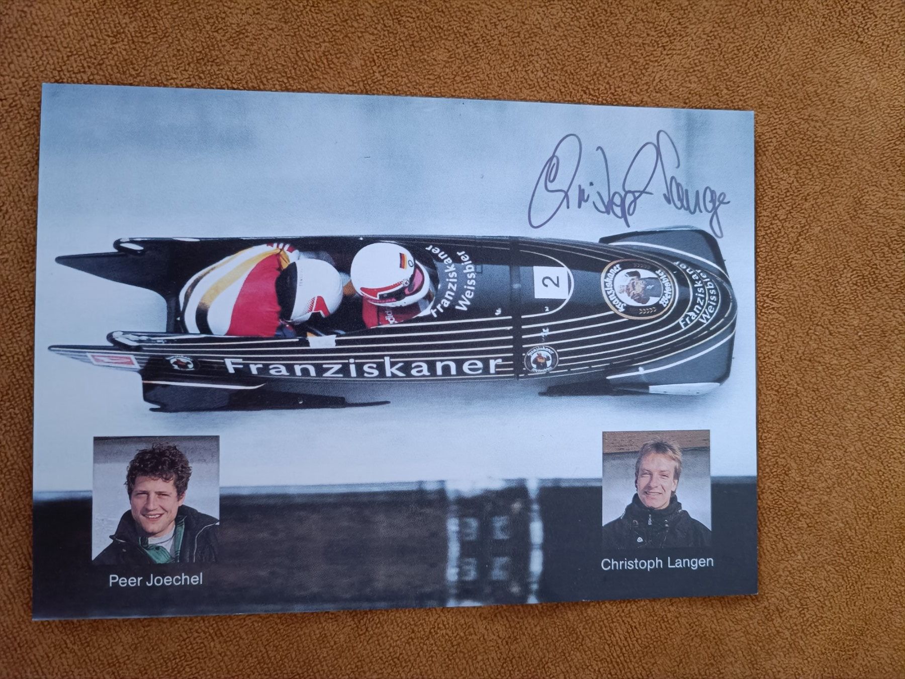 Autografi: Christoph Langen - 2 Olympia Gold - Handsigniert – Usato da Menziken venduto da Autogramme
