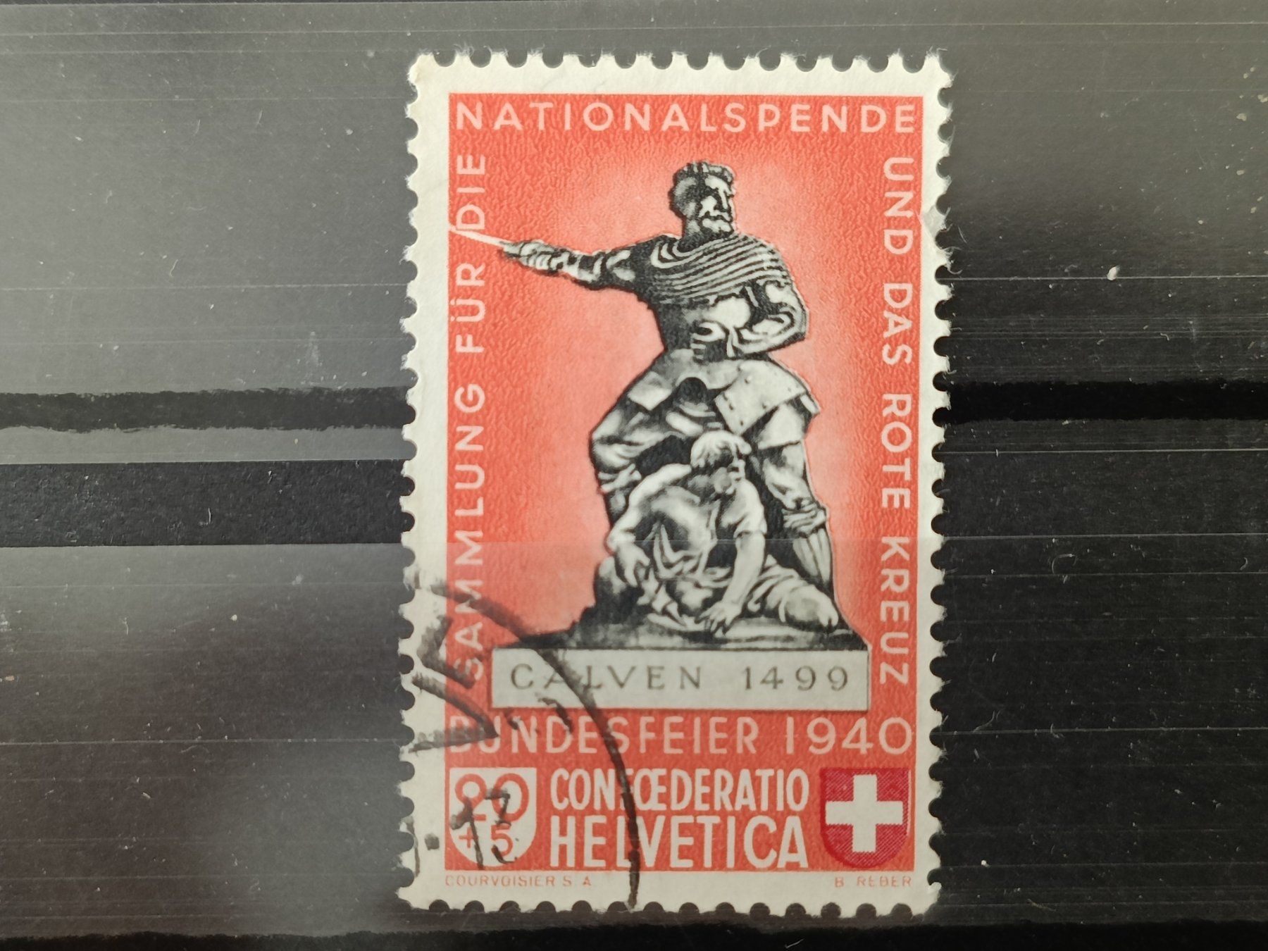 Tutti i francobolli: 1940 PP Calvin helle Ausgabe – Usato da Dübendorf venduto da goeggi79