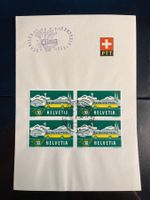 Schweiz 1954 Bögli 4er-Alpenpost 10 OLMA Automobil-Postbüro