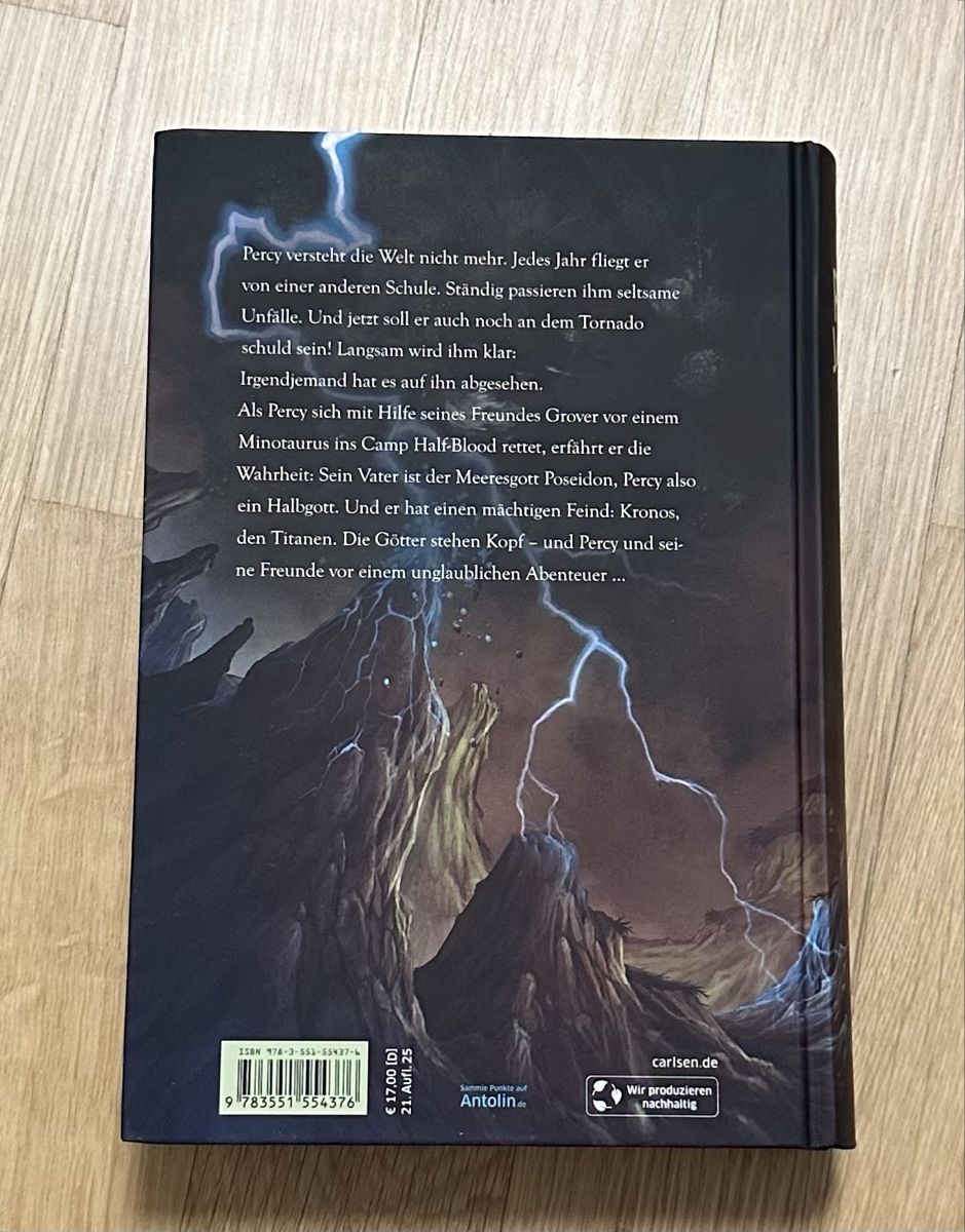 Libri: Neuwertiges Buch Percy Jackson - Diebe im Olymp – Nuovo (secondo la descrizione) da Ehrendingen venduto da Uxaxa 2