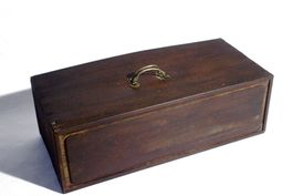 Vintage / Jugendstil HOLZBOX mit Schiebeverschluss, um 1910