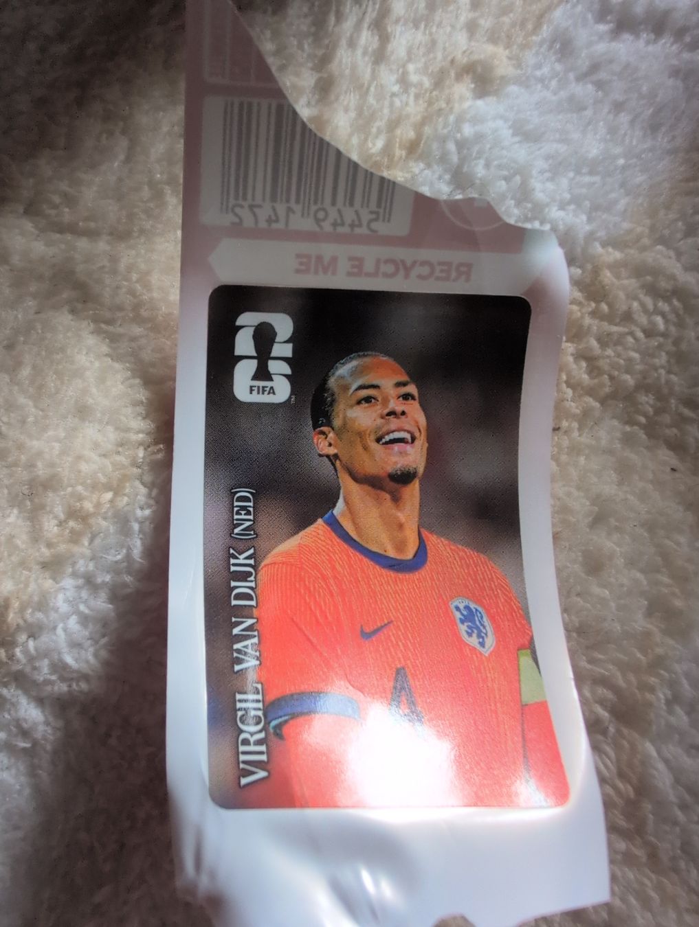 Panini Sammelbilder & Trading cards: Virgil Van Dijk (NED) FIFA 2026 – Neu und originalverpackt aus Lausanne von KarolyneBaiao