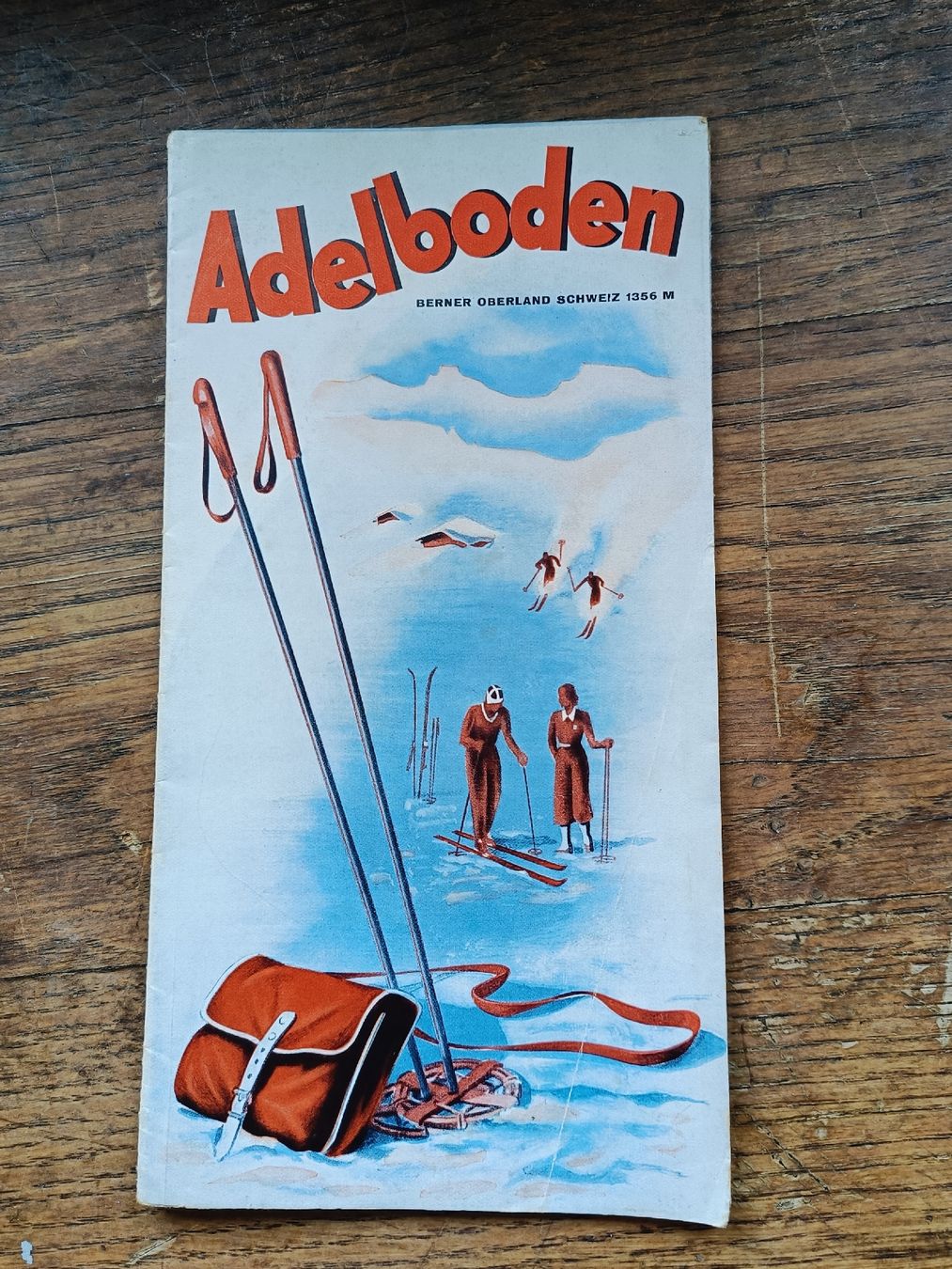 Dokumente: Alter Prospekt / Adelboden - Ausgabe 1939 – Gebraucht aus Brugg AG von Ente015