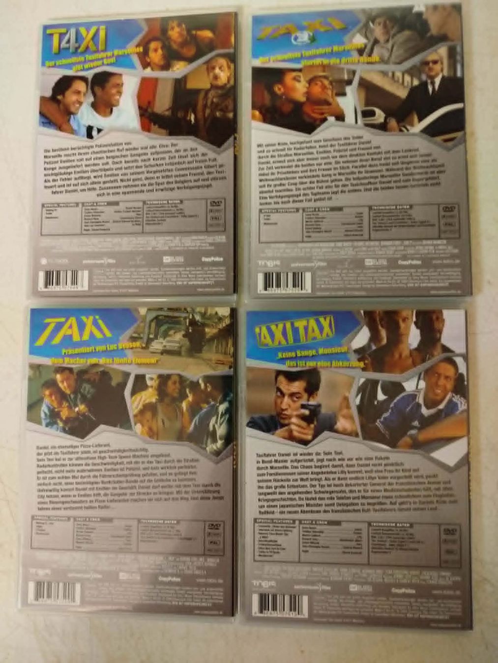 Tutti i DVDs: Coffret DVD taxi 1-4 – Usato da La Chaux-de-Fonds venduto da Emmaus2300CDF 7