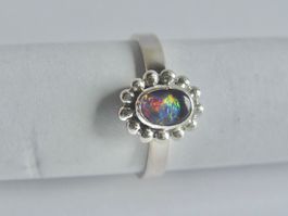 Ring mit Opal, Silber 925