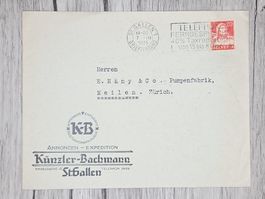 CL13 Enveloppe + Timbre Suisse 1933