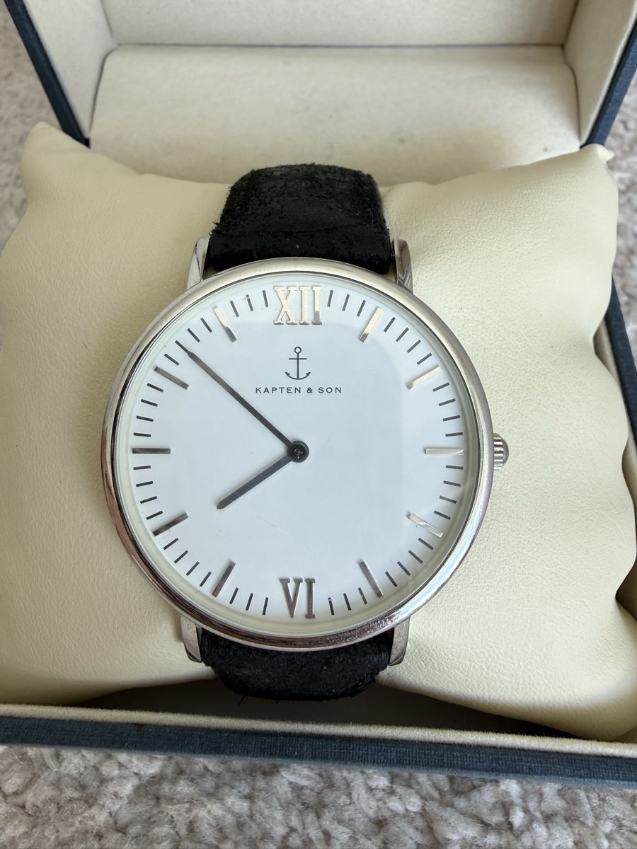 Kapten & Son Orologi: Kapten & Son Uhr, Lederarmband – Usato da Pontresina venduto da Dolly14 1
